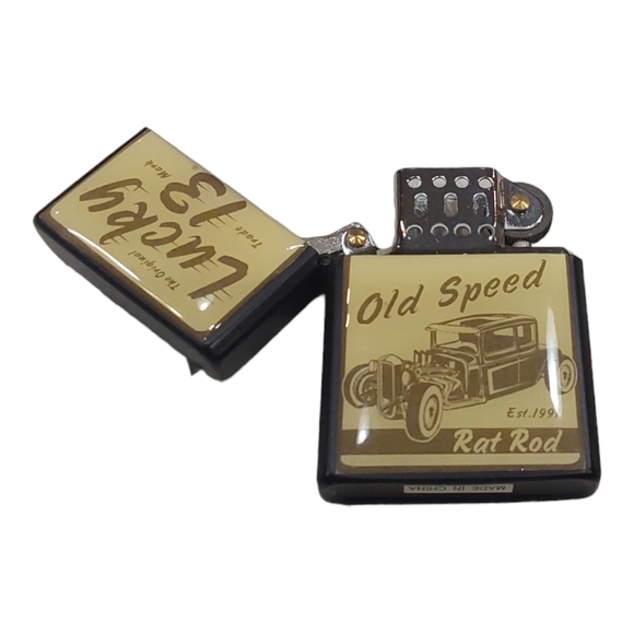 Lucky 13 Cigarette Lighter. - Picture 2 of 3